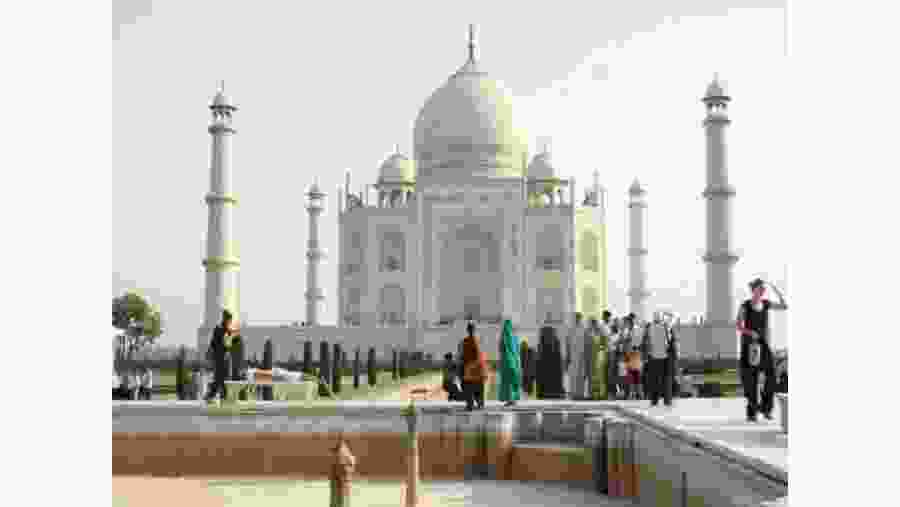 Visit the beautiful Taj Mahal
