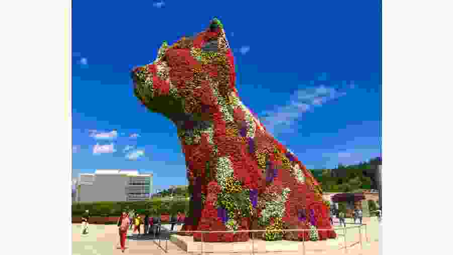 Display outside the Guggenheim Museum