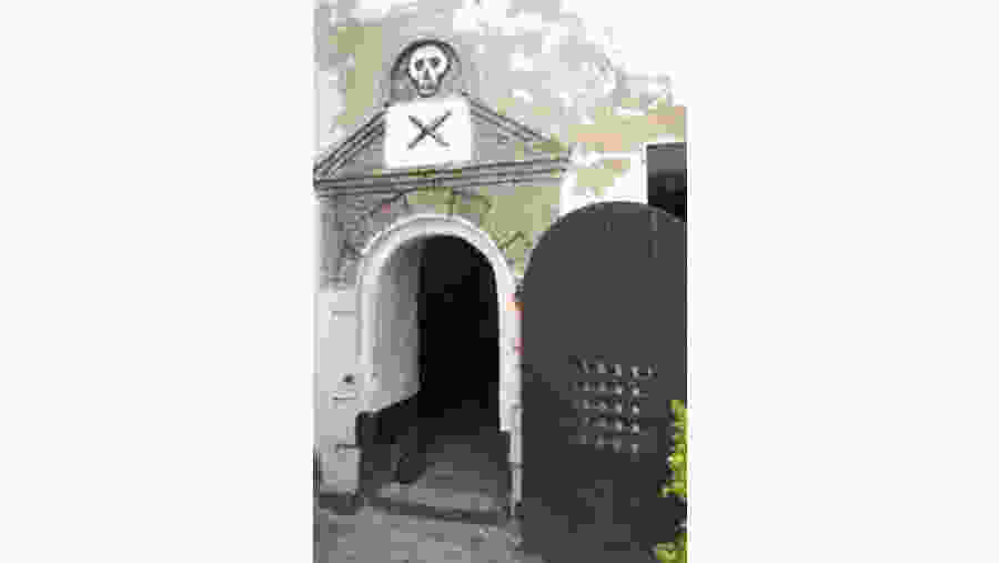 Dungeon entrance at Elmina Castle