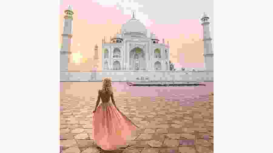 Admire the Taj Mahal