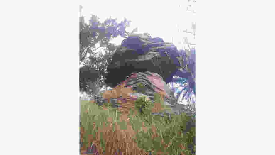 Umbrella Rock at Boti, Ghana