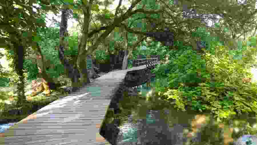 Tranquil Path in Krka National Park