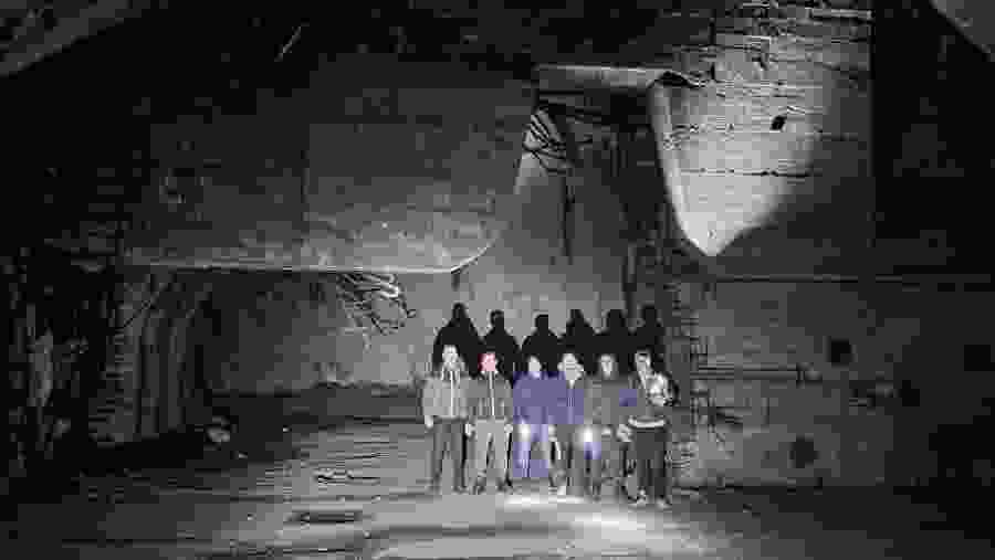 Travellers at the Željava Aerodrome