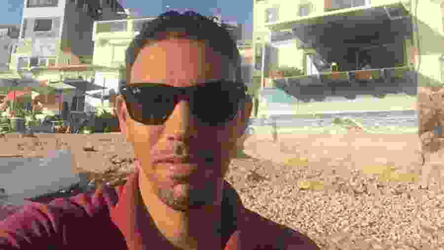 Traveller at Taghazout village