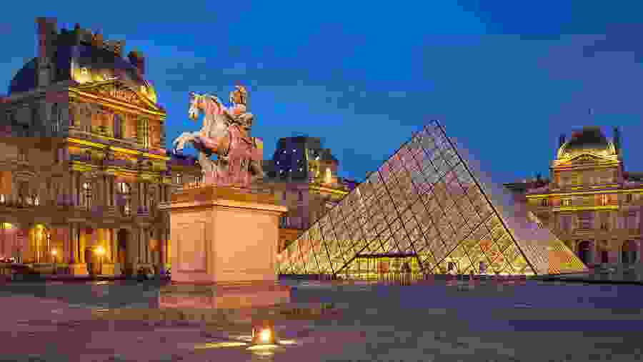 Louvre Museum In Paris, France