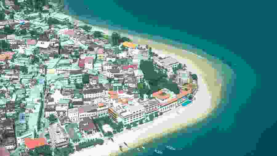 Stone Town Aerial View