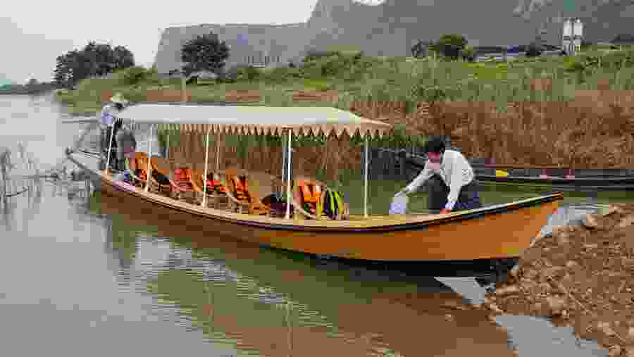 Boat ride to Mandalay Countryside