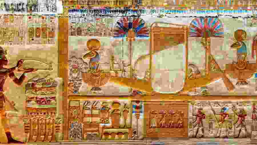 Admire the Temple of Seti I