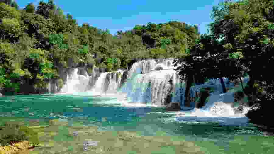Waterfall At Krka National Park, Croatia