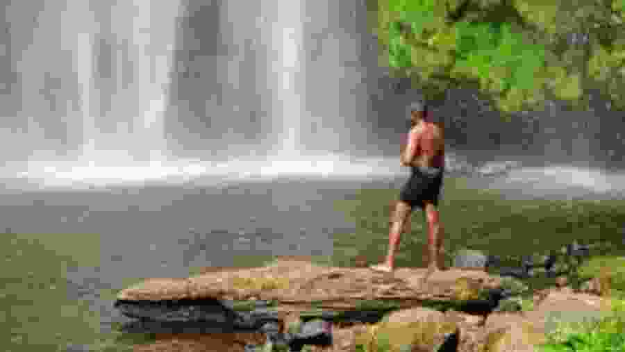 Swim and unwind in the scenic Materuni Waterfalls
