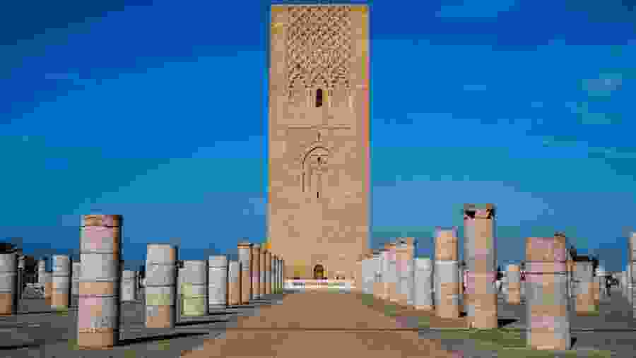 Visit Hassan Tower in Rabat, Morocco