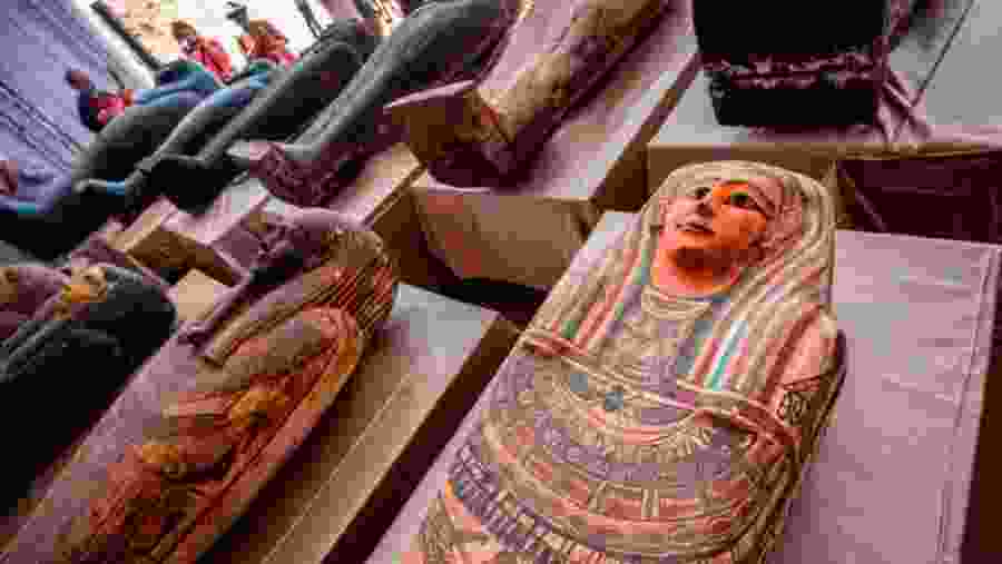 Egyptian wooden coffins