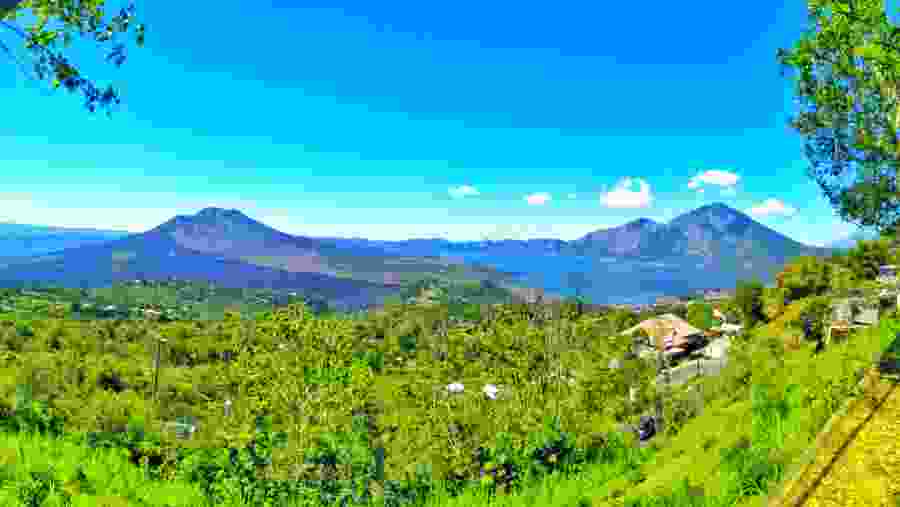View of Mount Batur from Kintamani