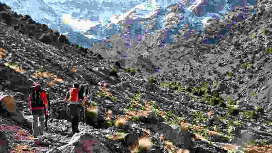 Trek to Mt Toubkal from Imlil