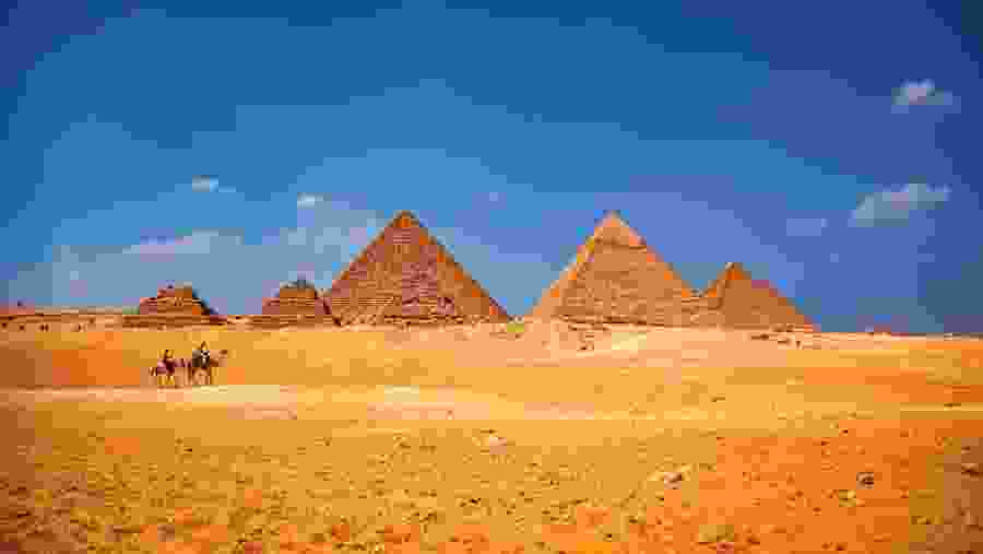 Giza Pyramids In Egypt