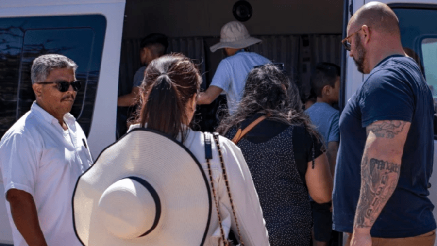 The Group of travelers