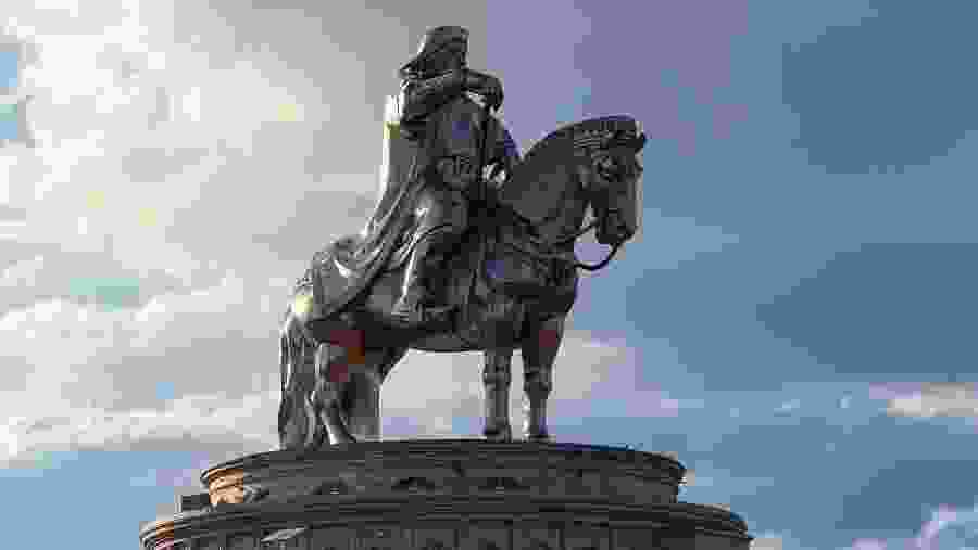 iconic Giant Genghis Statue in Mongolia