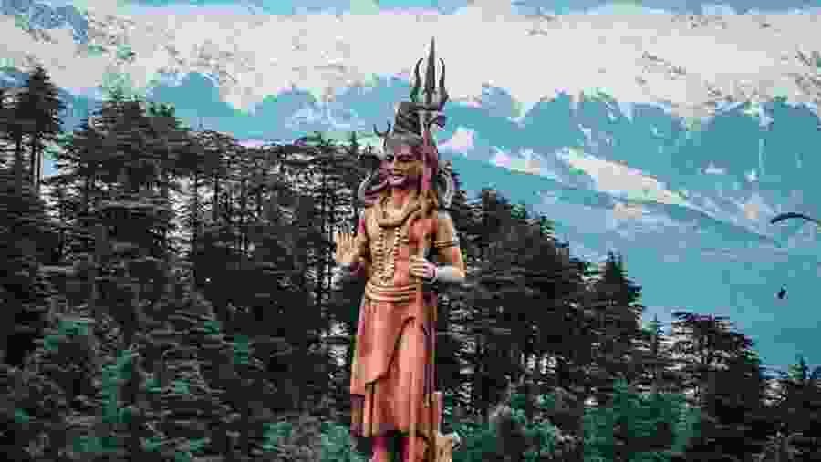 Lord Shiva Statue, Khajjiar, Himachal Pradesh