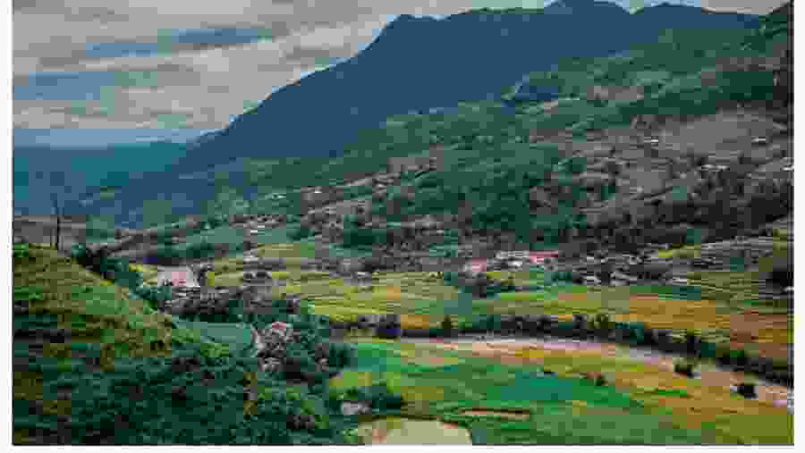 View of Muong Hoa valley