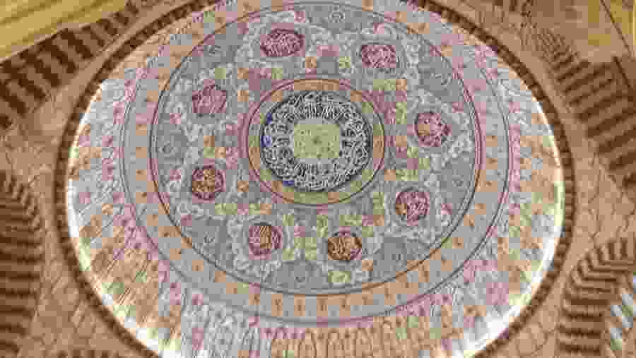A mural in the Selimiye Mosque