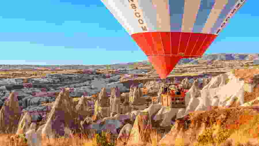 Enjoy an optional balloon ride over Cappadocia