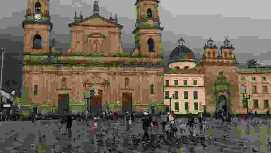 Cathedral in Bolivar Square