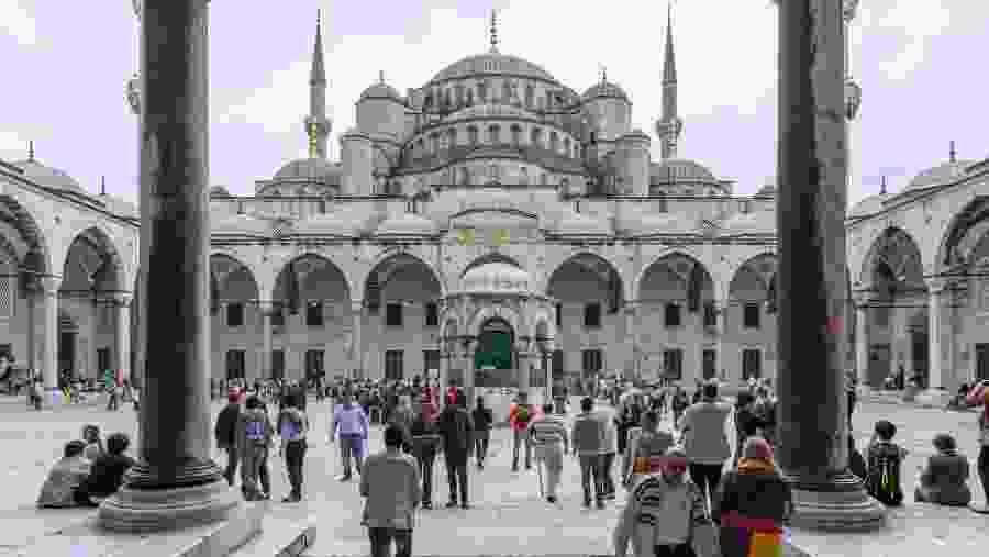 Go to the Blue Mosque in Istanbul