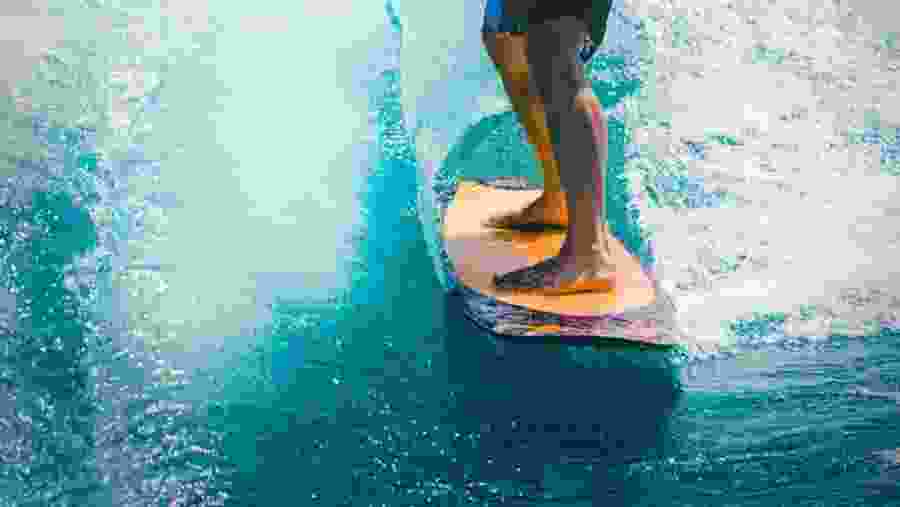 Surfing In Mount Lavinia