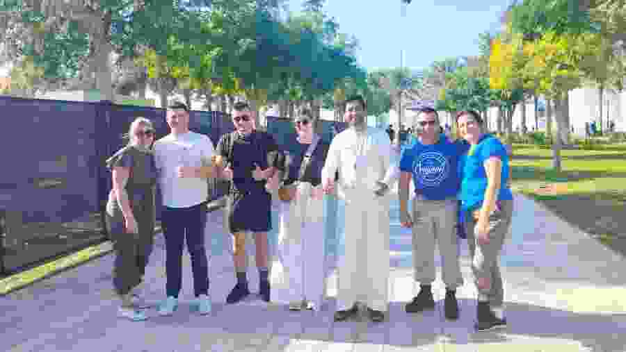 Happy Tourists