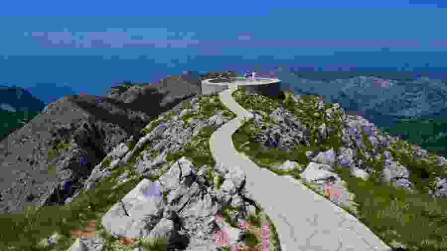Enjoy the stunning view of Lovcen