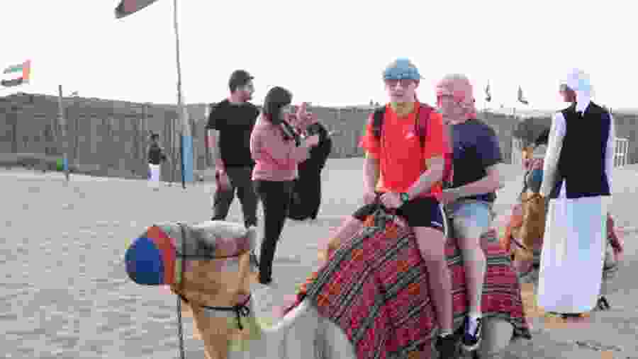 Camel Riding in the Desert of Al Hibab, Dubai