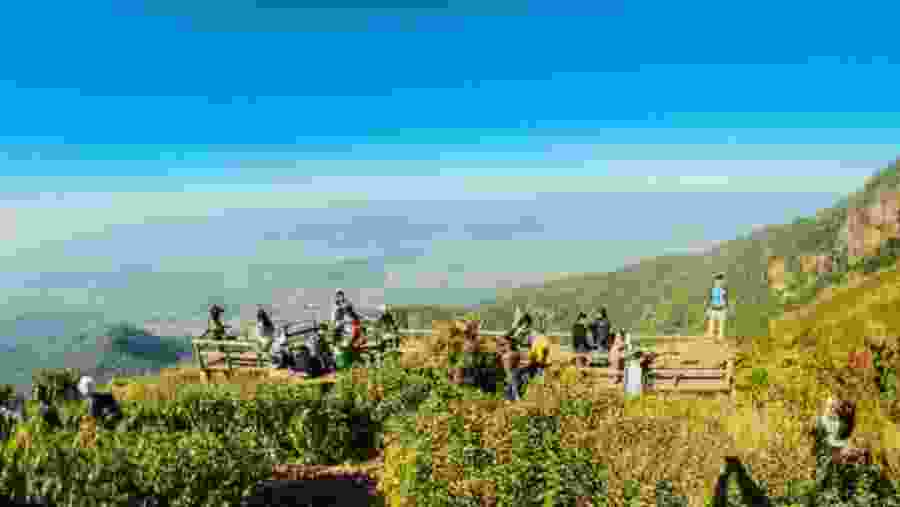 Tourists in Inthanon National Park