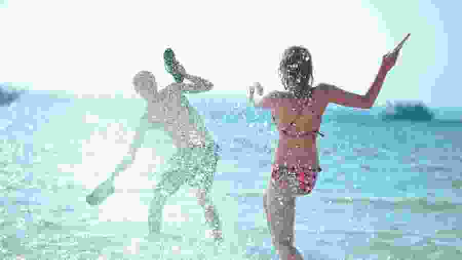 Travelers at Orange Bay