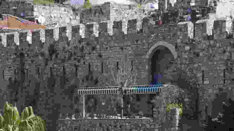 The city walls of Antalya