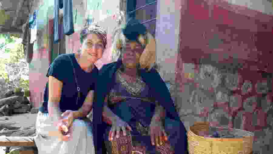 A beautiful traveller from Holland after healing by Uluguru Traditiona Healer