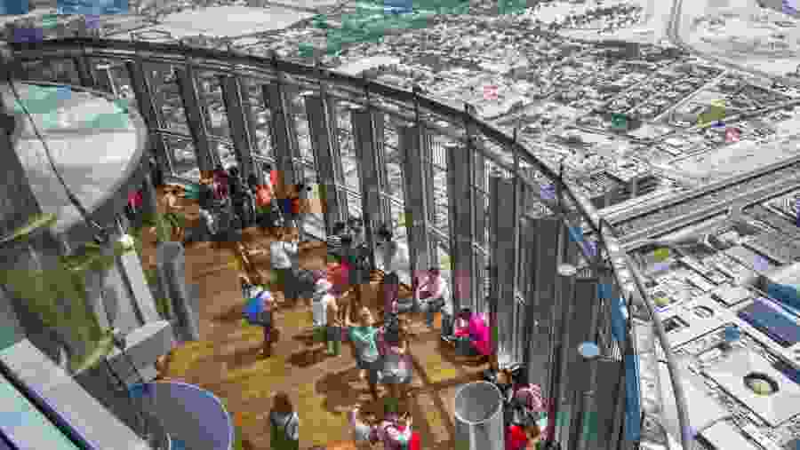 From the top of Burj Khalifa