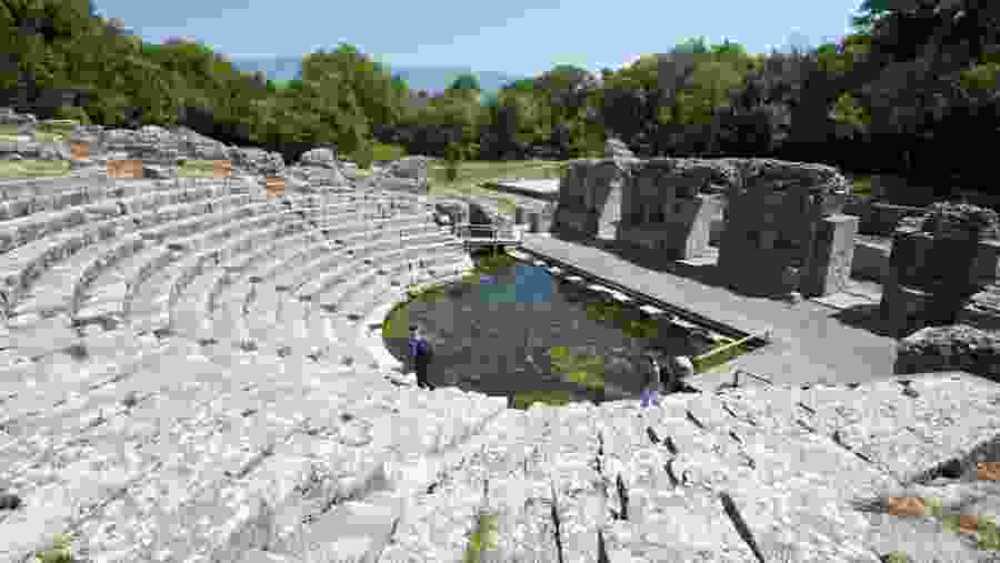 Butrint was an ancient Greek and later Roman city and bishopric in Epirus