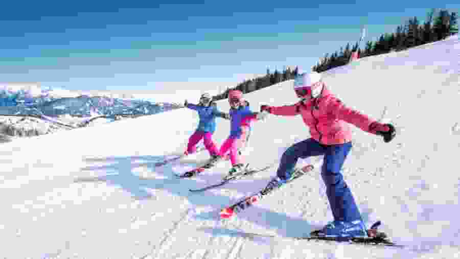 Skiing in Slalom