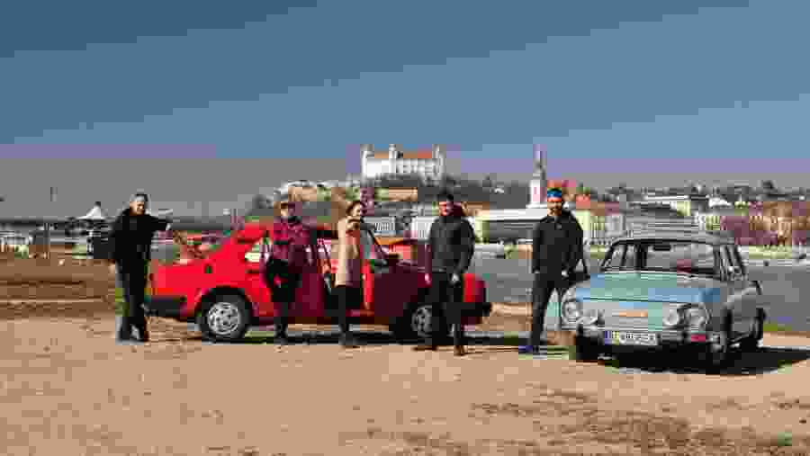 Drive around in Czechoslovak Škoda cars