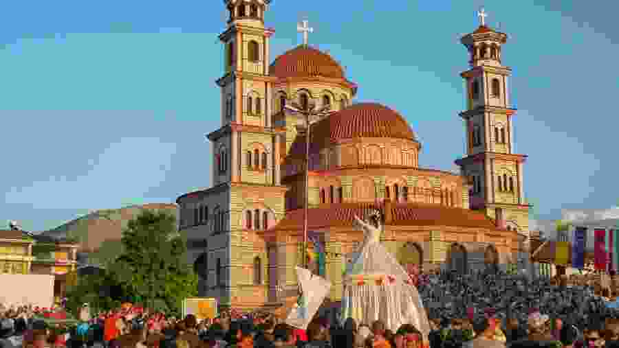 Korce walking tour