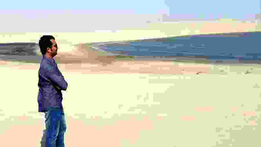 Admire the view of the Sealine Beach