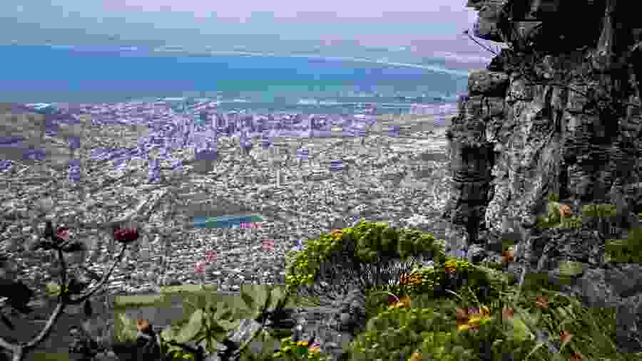 City View From Table Mountain, South Africa