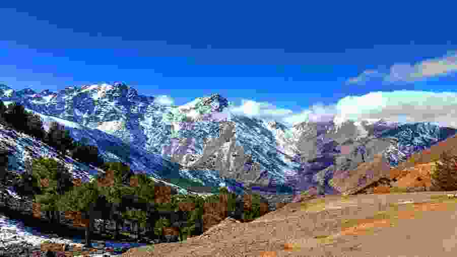 Snowy High Atlas Peaks