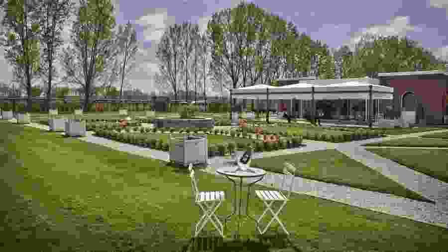 Scenic views of vineyards