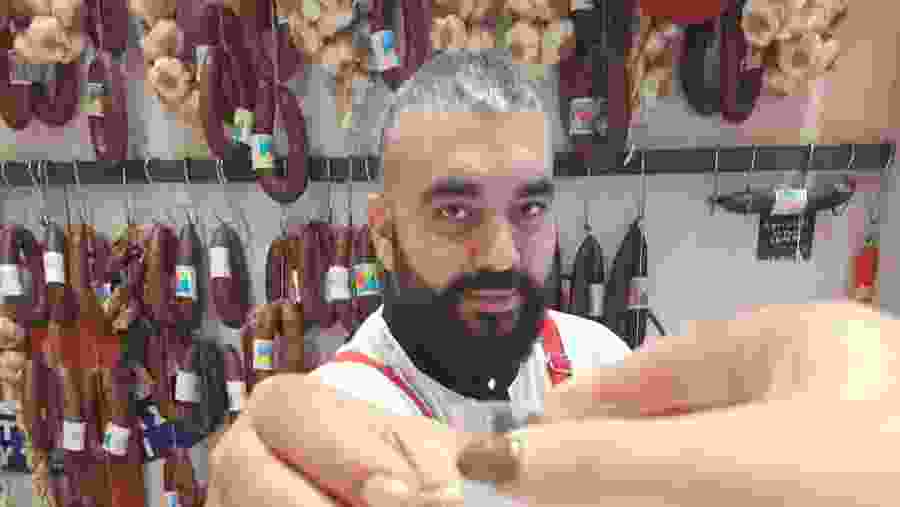 Staff at Evripidou Meat Street