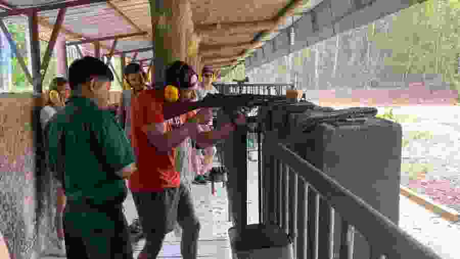 Ho Chin Min AK-47 Firing
