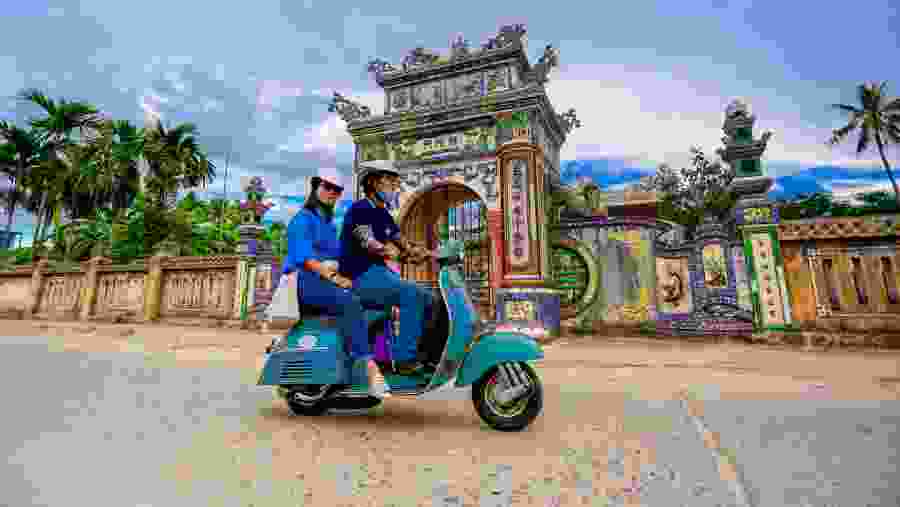 Vespa Tour in Hue City Vietnam