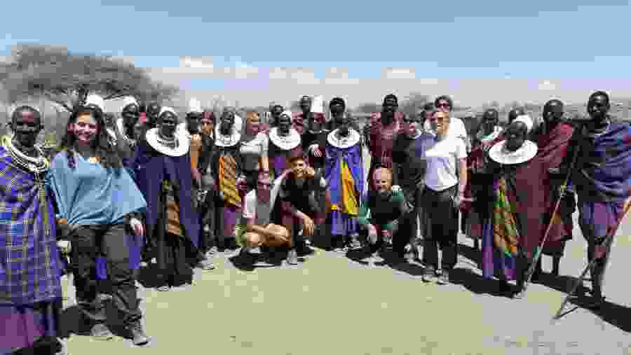 Maasai Mud Hut Visit