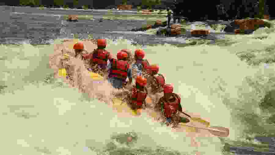 Whitewater rafting