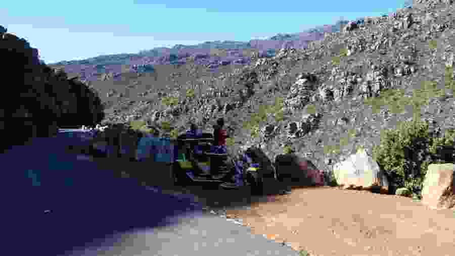 Ride through Bains Kloof Pass